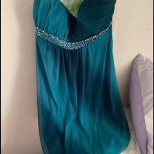 Teal dress